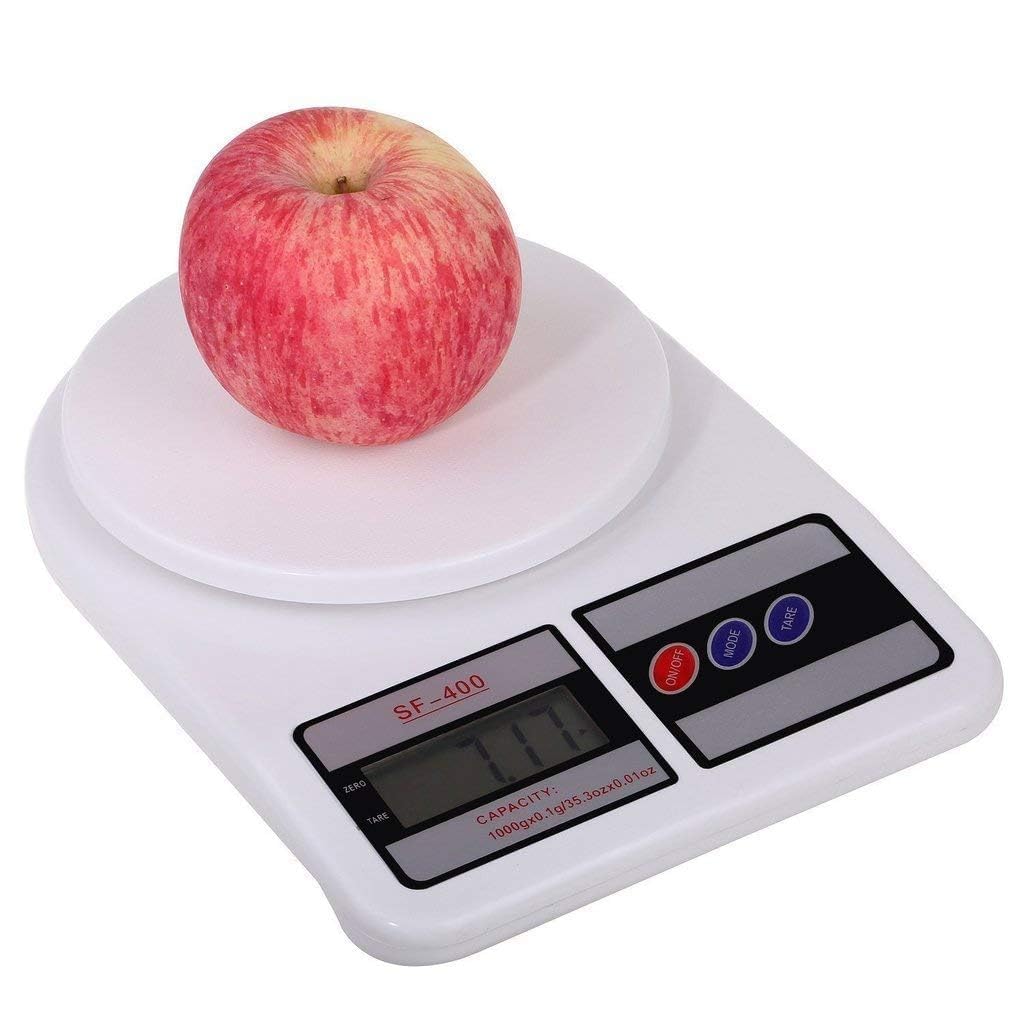 YASA Digital Kitchen Weighing Scale 10 kg, Electronic Weight Machine with LCD Display for Baking, Cooking, Food & Diet, SF-400/A121. 6Months Warranty (Colour May Vary)
