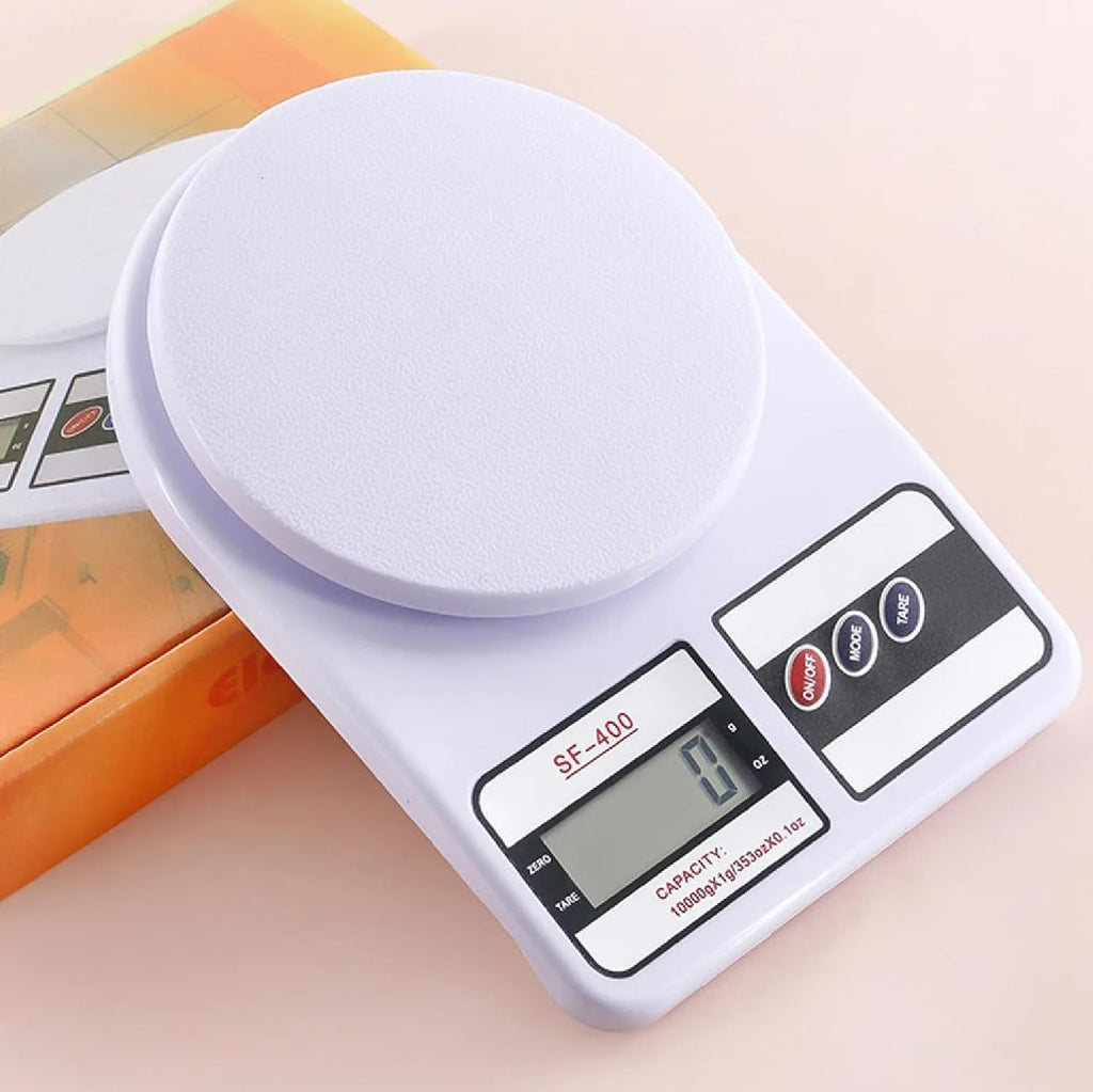 YASA Digital Kitchen Weighing Scale 10 kg, Electronic Weight Machine with LCD Display for Baking, Cooking, Food & Diet, SF-400/A121. 6Months Warranty (Colour May Vary)