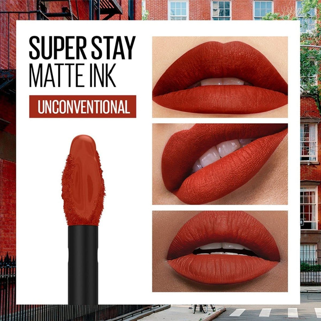 Maybelline New York SuperStay Matte Ink Liquid Lipstick - 70 Amazonian, Highly pigmented, Transfer Proof & Fade Proof. Maybelline New York SuperStay Matte Ink Liquid Lipstick Lasts Up To 16 Hour | 5ml