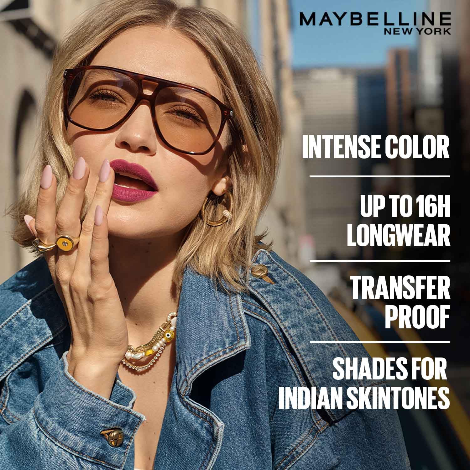 Maybelline New York SuperStay Matte Ink Liquid Lipstick - 70 Amazonian, Highly pigmented, Transfer Proof & Fade Proof. Maybelline New York SuperStay Matte Ink Liquid Lipstick Lasts Up To 16 Hour | 5ml