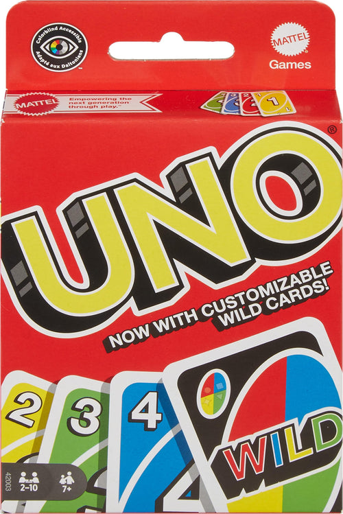 Mattel Uno Playing Card Game Set of 112 Cards, Multicolor