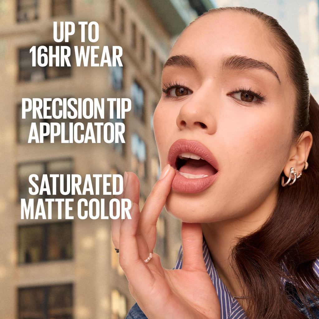 Maybelline New York SuperStay Matte Ink Liquid Lipstick - 70 Amazonian, Highly pigmented, Transfer Proof & Fade Proof. Maybelline New York SuperStay Matte Ink Liquid Lipstick Lasts Up To 16 Hour | 5ml